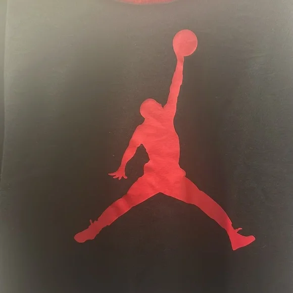 NWT Jordan Girls' Essentials Ringer T-Shirt black - Picture 6 of 13